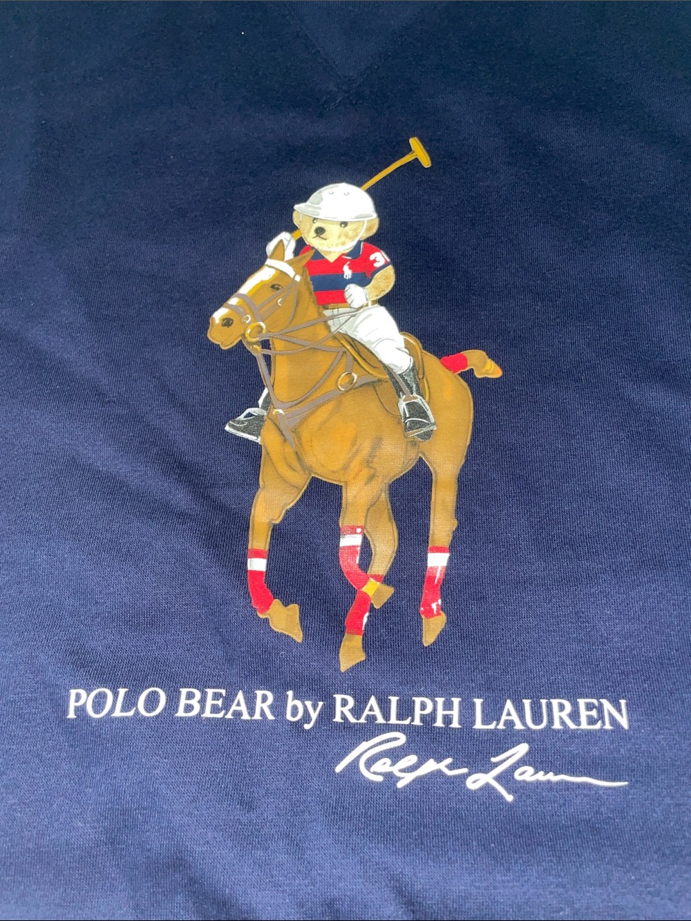 Polo Bear & Big Pony Fleece Sweatshirt NWOT 
Polo Ralph Lauren XL - Picture 3 of 8